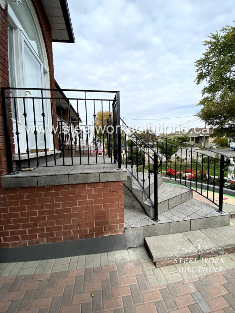 metal railings by steel work solutions