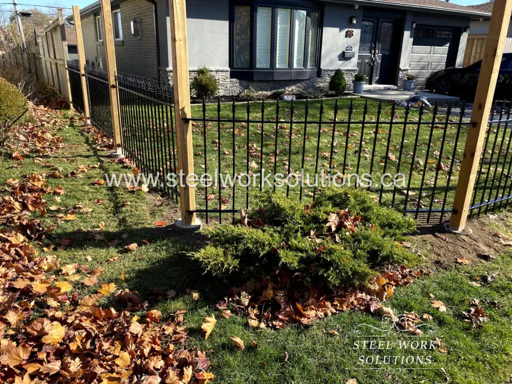 Custom Wrought Iron Fence in Richmond Hill, ON