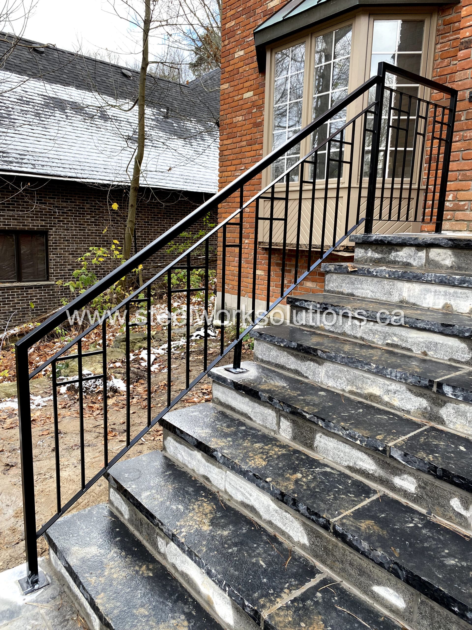 Front Porch Railing In Toronto ON Steel Work Solutions