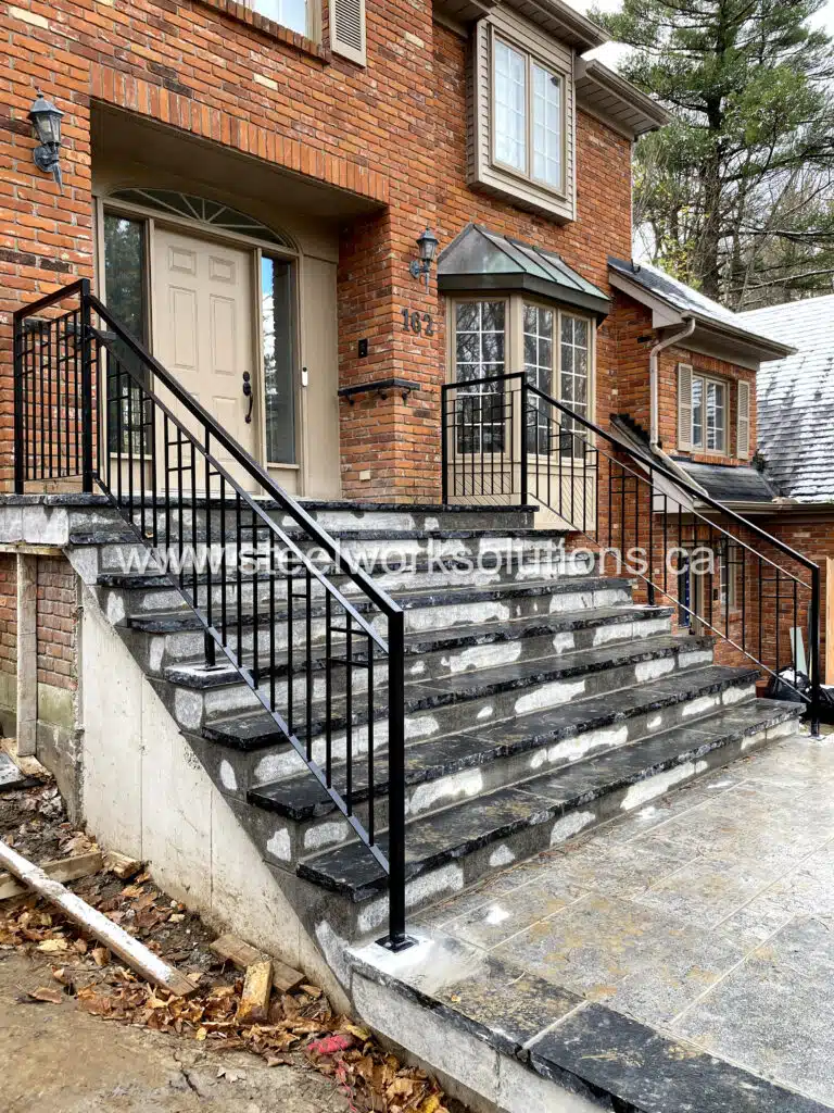 Front Porch Railing in Toronto, ON by Steel Work Solutions