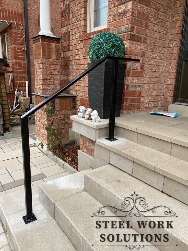 House Railings / Porch Handrail by Steel Work Solutions