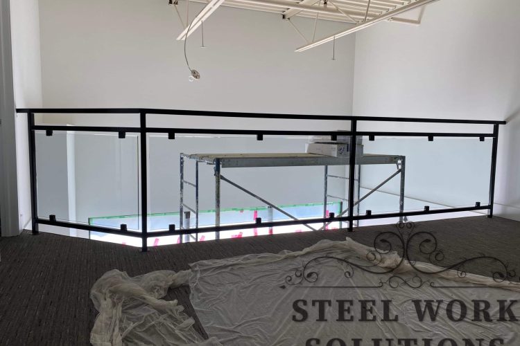 Commercial Staircase Glass Railing and Glass Guardrail in Mississauga, ON