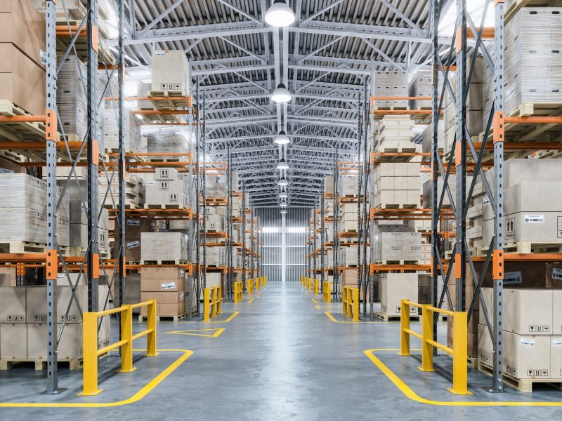 Warehouse Guardrails and Post Protectors