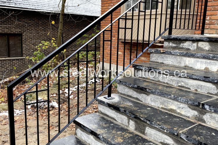 Front Porch Railing in Toronto, ON by Steel Work Solutions