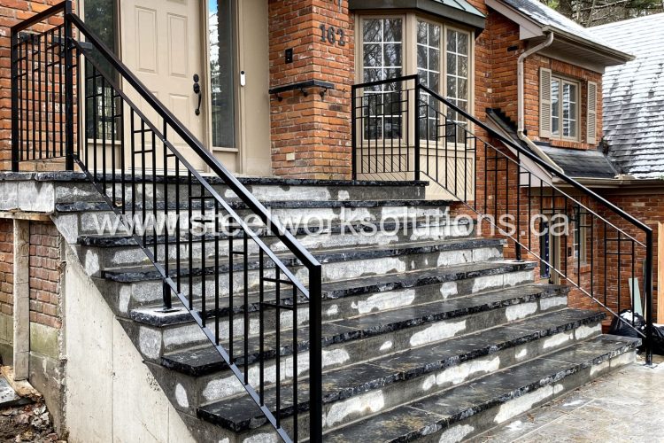 Front Porch Railing in Toronto, ON by Steel Work Solutions