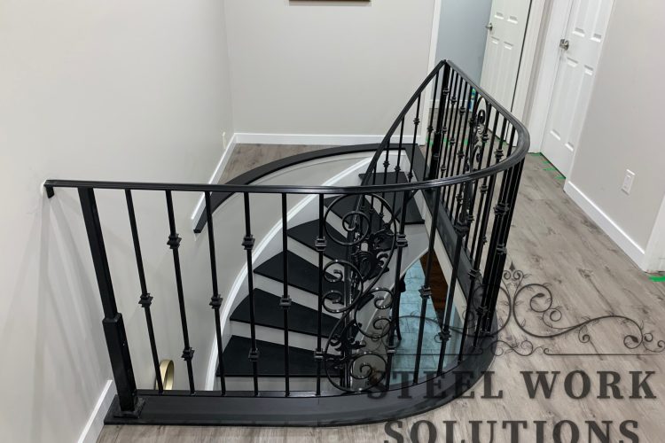 steel-work-solutions-indoor-staircase-railing-toronto-oakville-mississauga-brampton-burlington-2